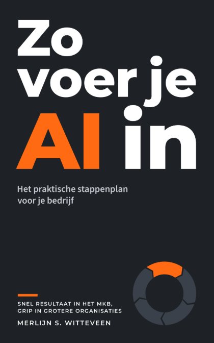 Omslag van Zo voer je AI in door Merlijn S. Witteveen